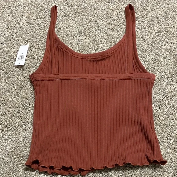 Old Navy Women's Ribbed Camisole - Terracotta - Picture 4 of 4
